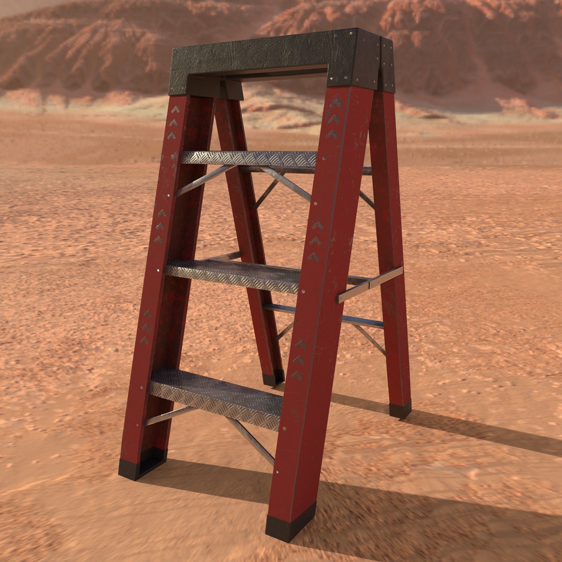 StepLadder 3D model_1