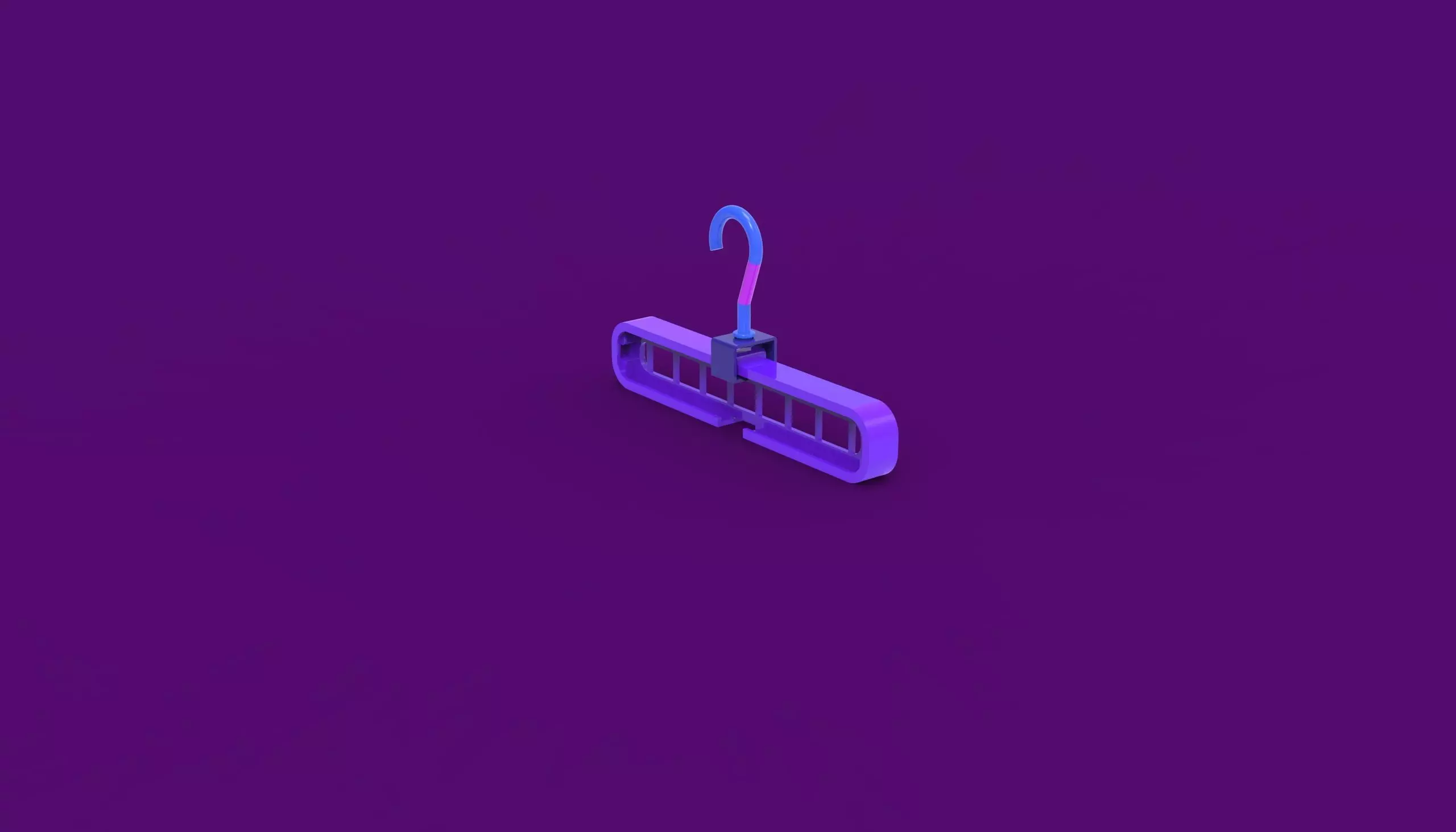 Modern Cloths Hanger Free 3D print model