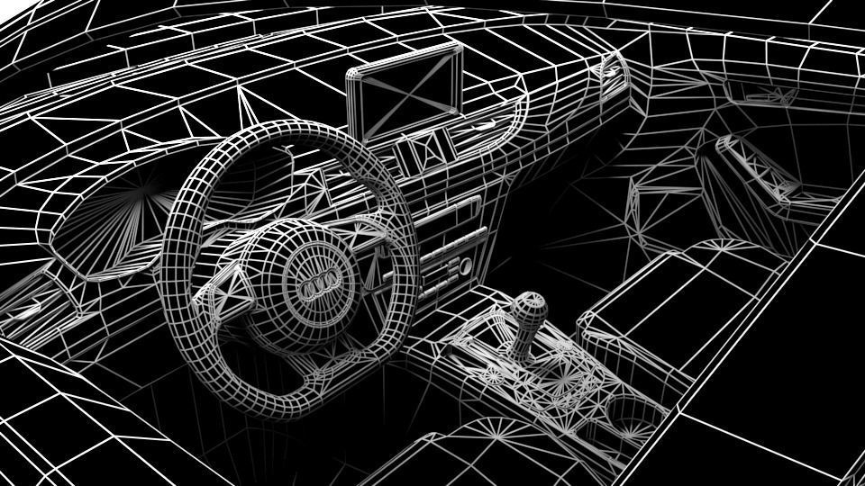 AUDI RS6 2015 Low-poly 3D model_9