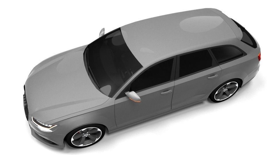 AUDI RS6 2015 Low-poly 3D model_4