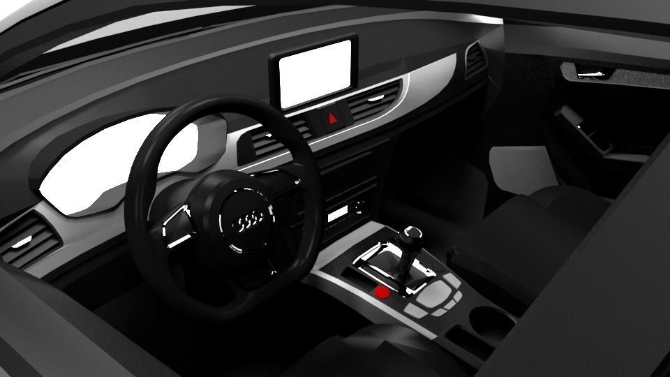 AUDI RS7 2015 Low-poly 3D model_8