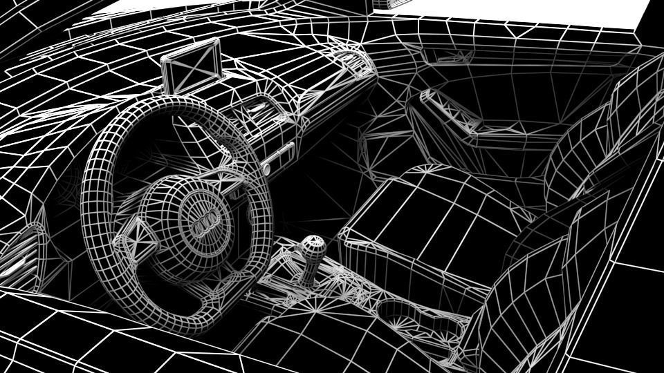 AUDI RSQ3 Low-poly 3D model_9