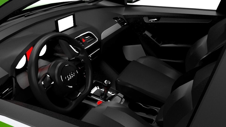 AUDI RSQ3 Low-poly 3D model_8