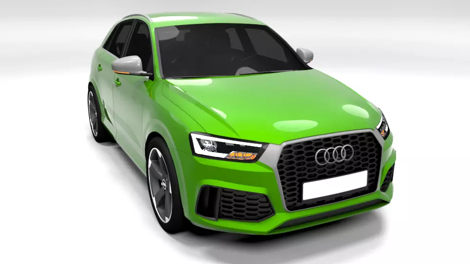 AUDI RSQ3 Low-poly 3D model_0