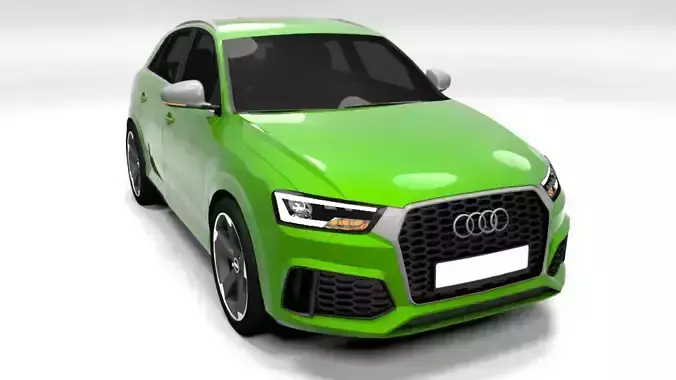 AUDI RSQ3 Low-poly 3D model AUDI RSQ3 Low-poly 3D model