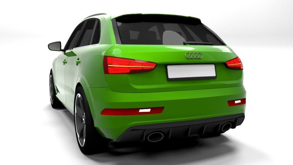 AUDI RSQ3 Low-poly 3D model_2
