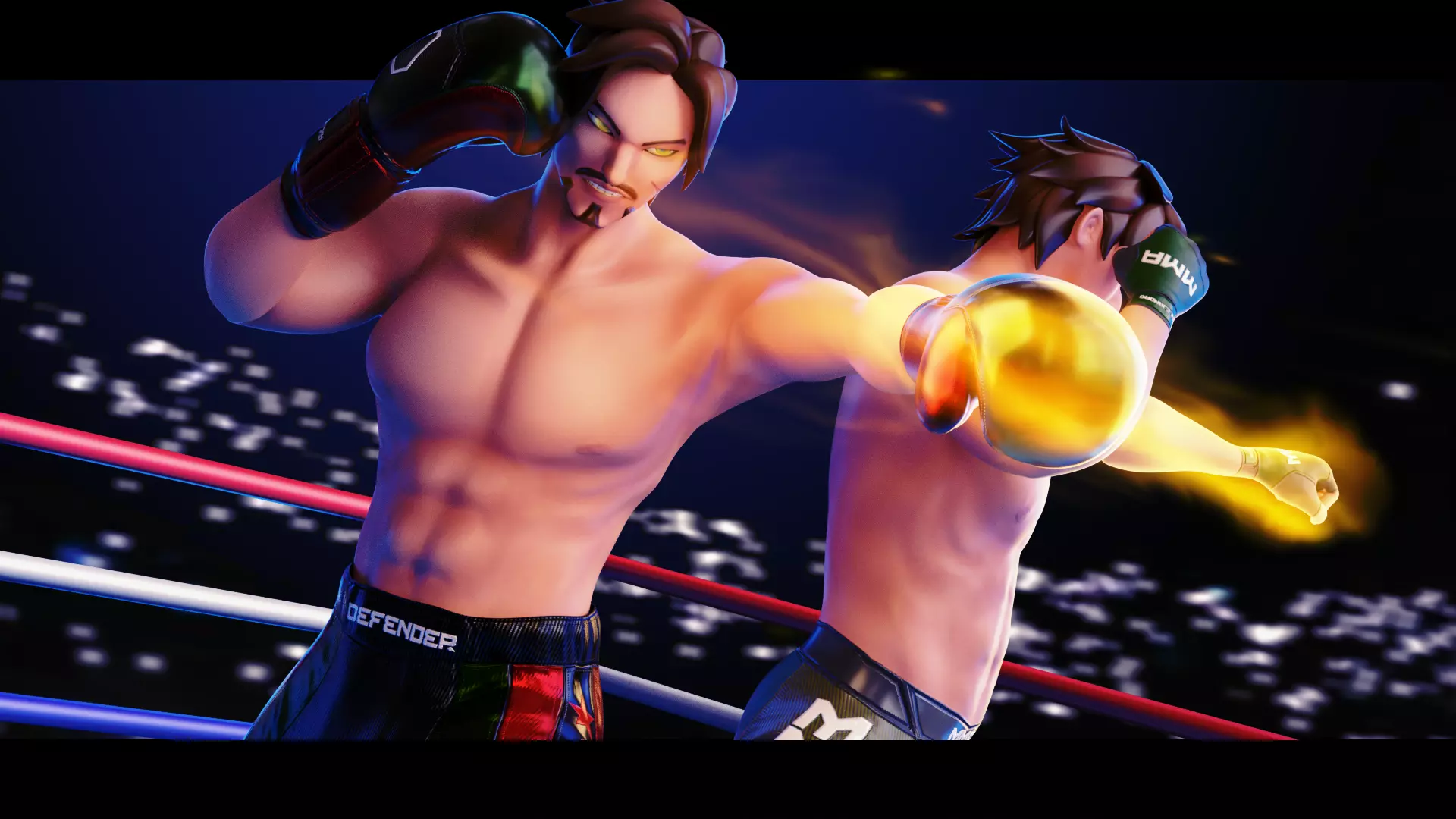 Low Poly Boxer - MMA Fighter - Alejandro Low-poly 3D model_0
