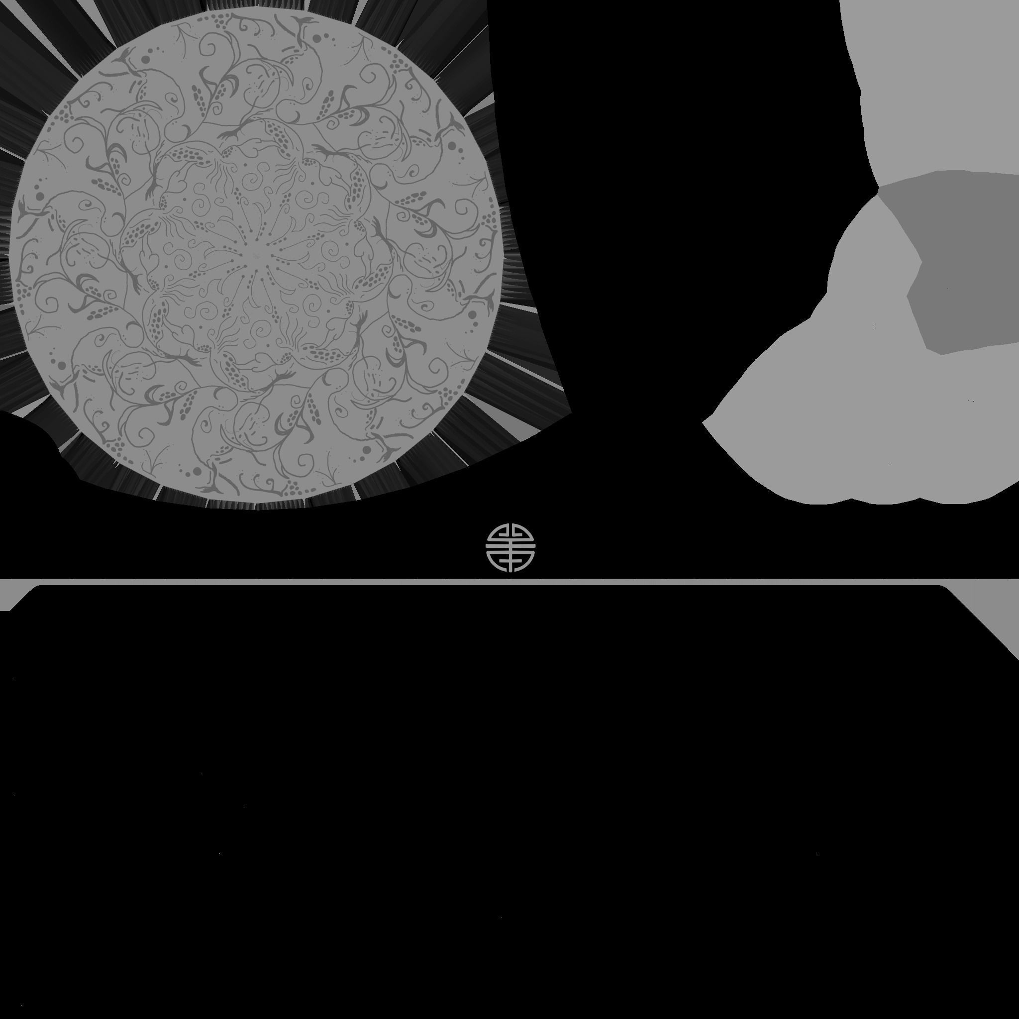 Chinese Traditional Hat A05 Red - Character Design Low-poly 3D model_24