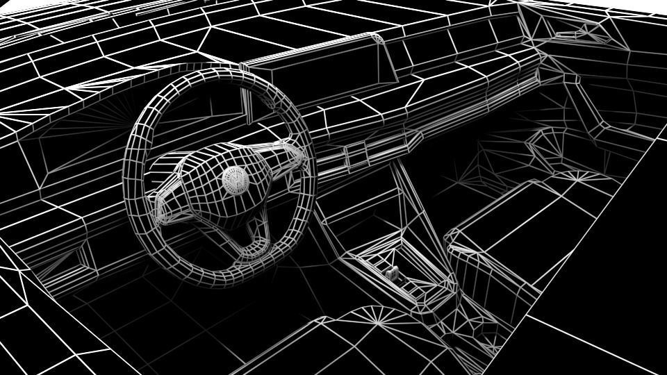 GOLF 8 GTI Low-poly 3D model_9