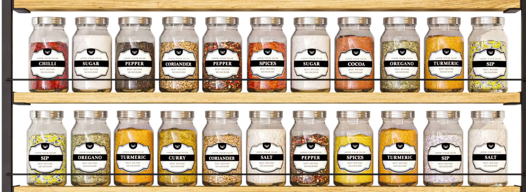 Spice rack 5 3D model_2