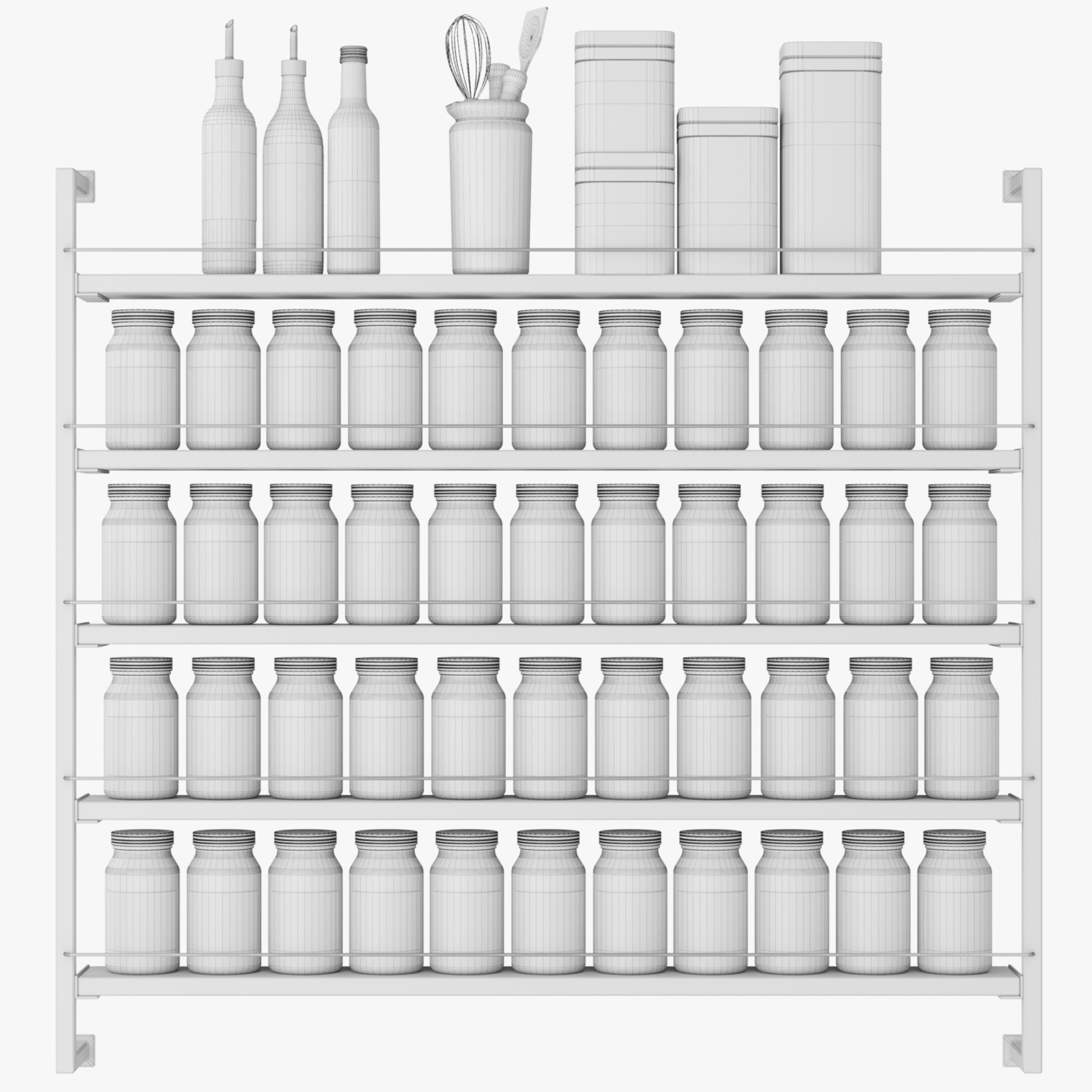 Spice rack 5 3D model_1