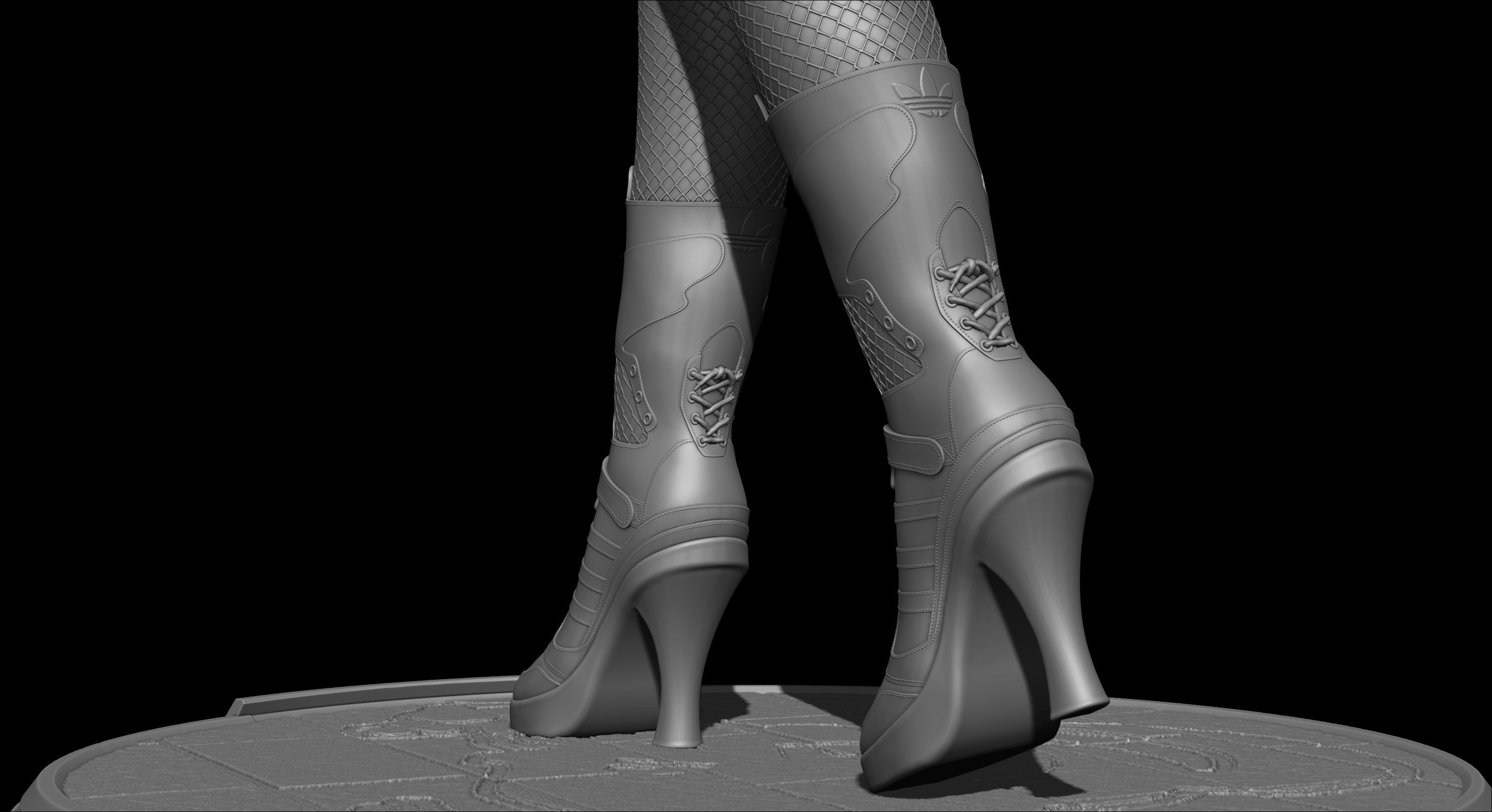 Harley Quinn Suicide Squad file STL-OBJ For 3D printer 3D print model_12