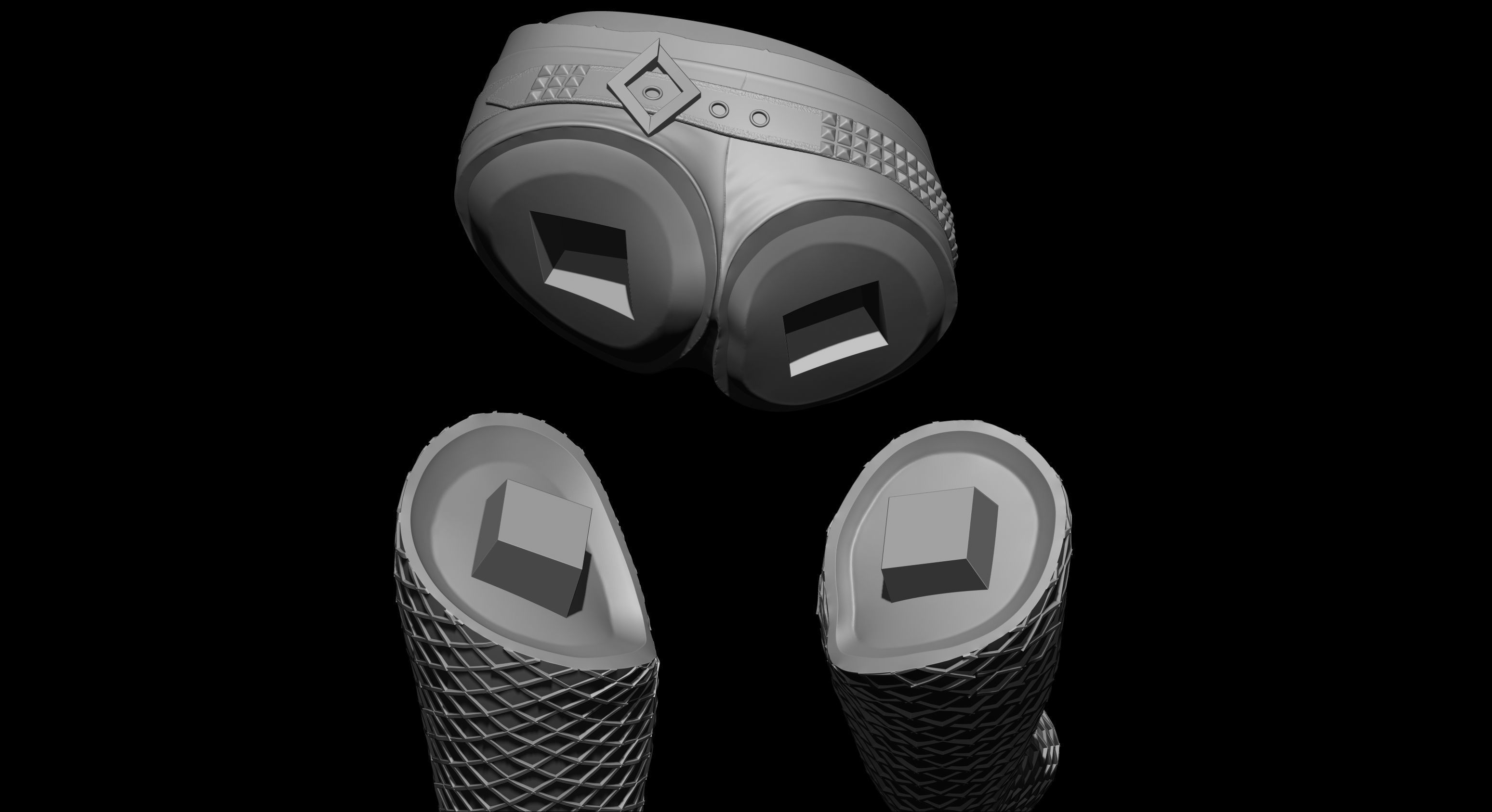 Harley Quinn Suicide Squad file STL-OBJ For 3D printer 3D print model_18