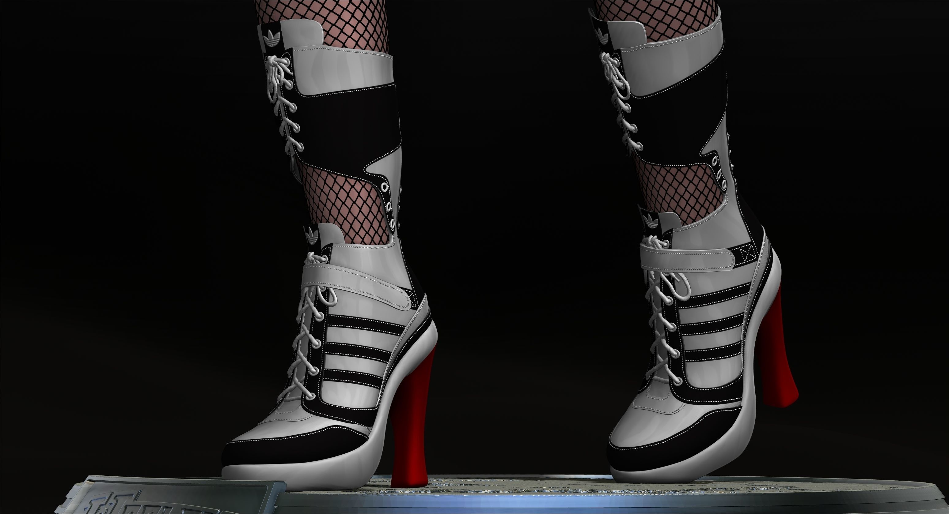 Harley Quinn Suicide Squad file STL-OBJ For 3D printer 3D print model_6