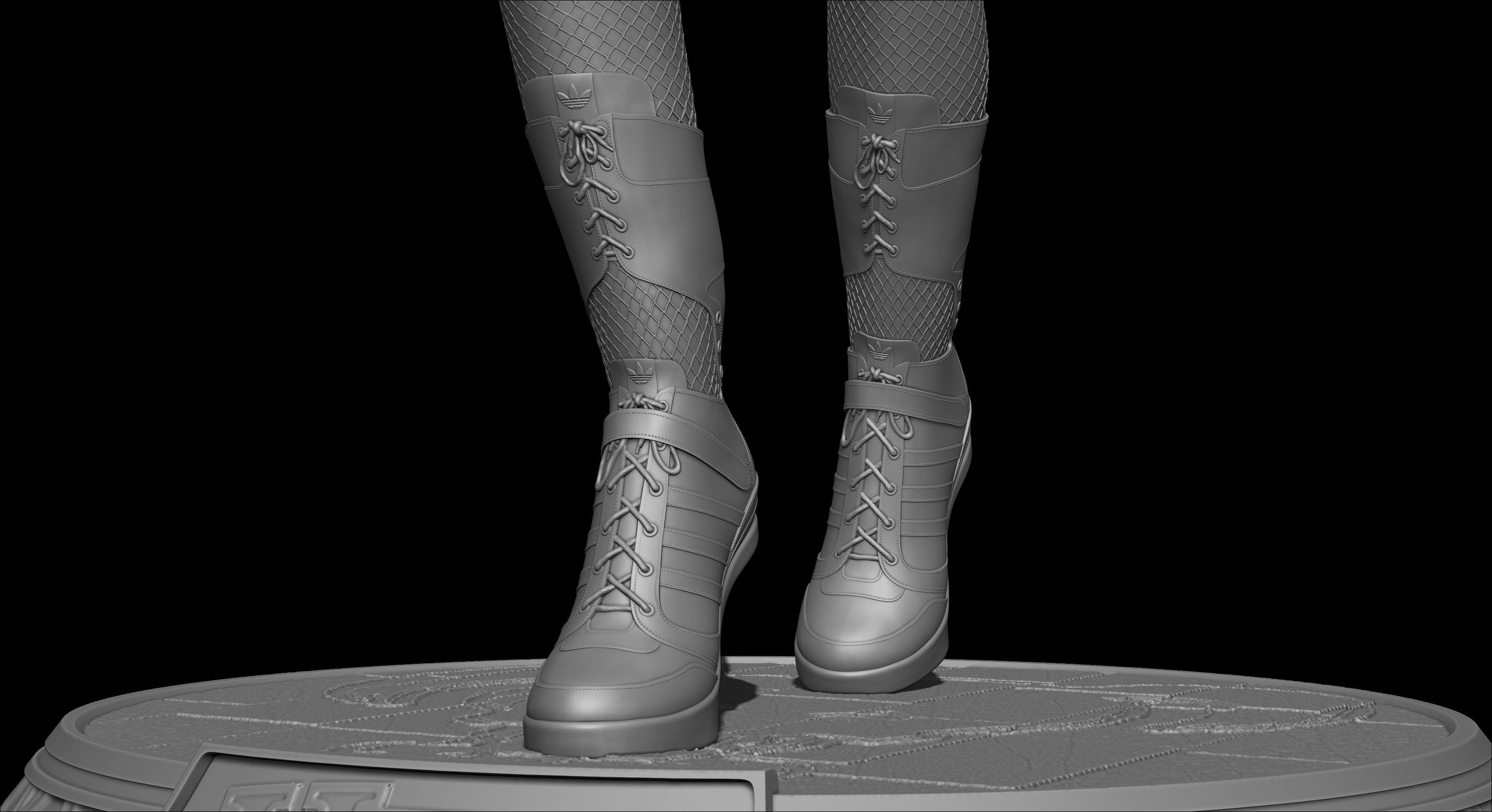 Harley Quinn Suicide Squad file STL-OBJ For 3D printer 3D print model_11