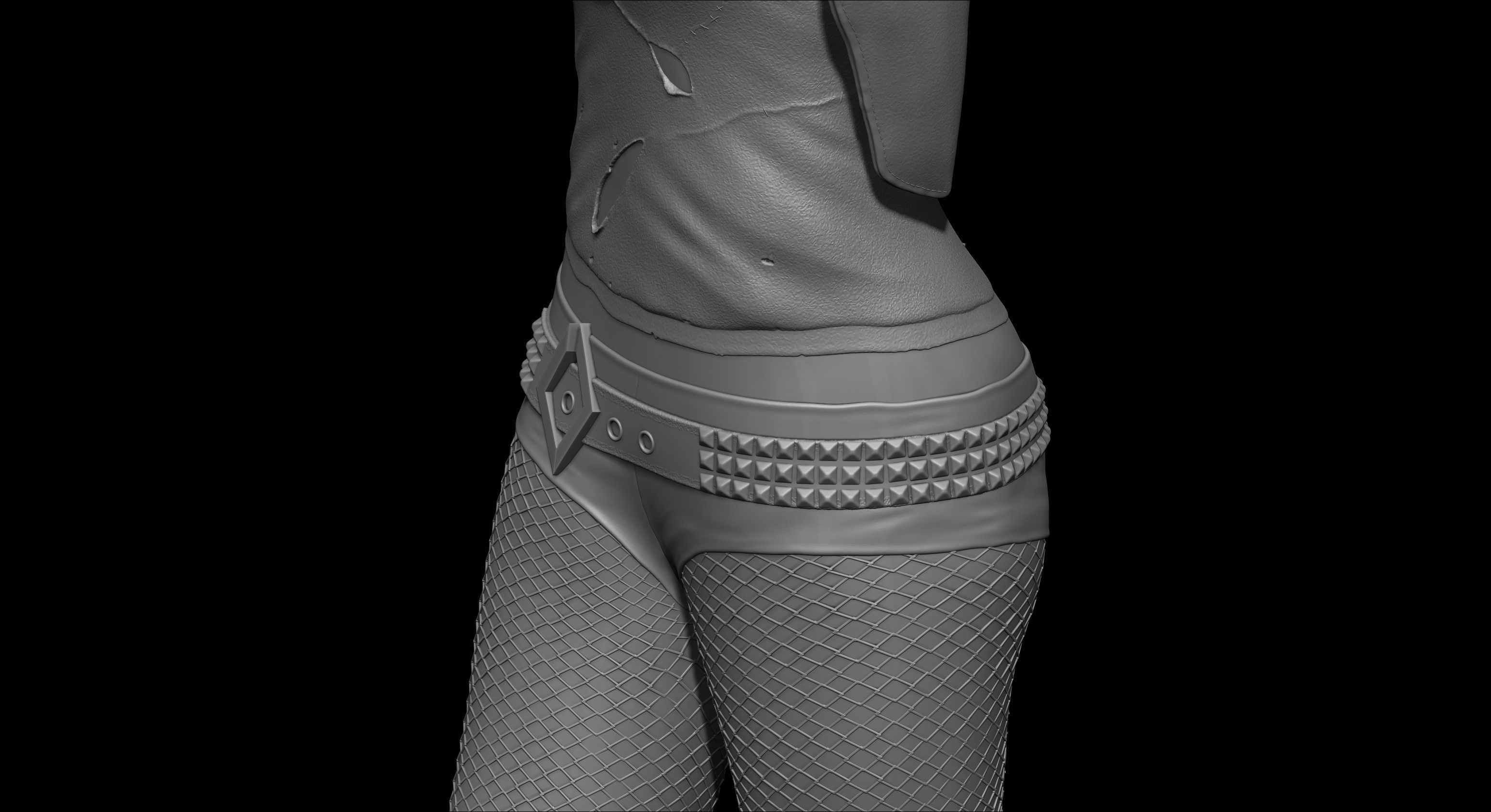 Harley Quinn Suicide Squad file STL-OBJ For 3D printer 3D print model_13