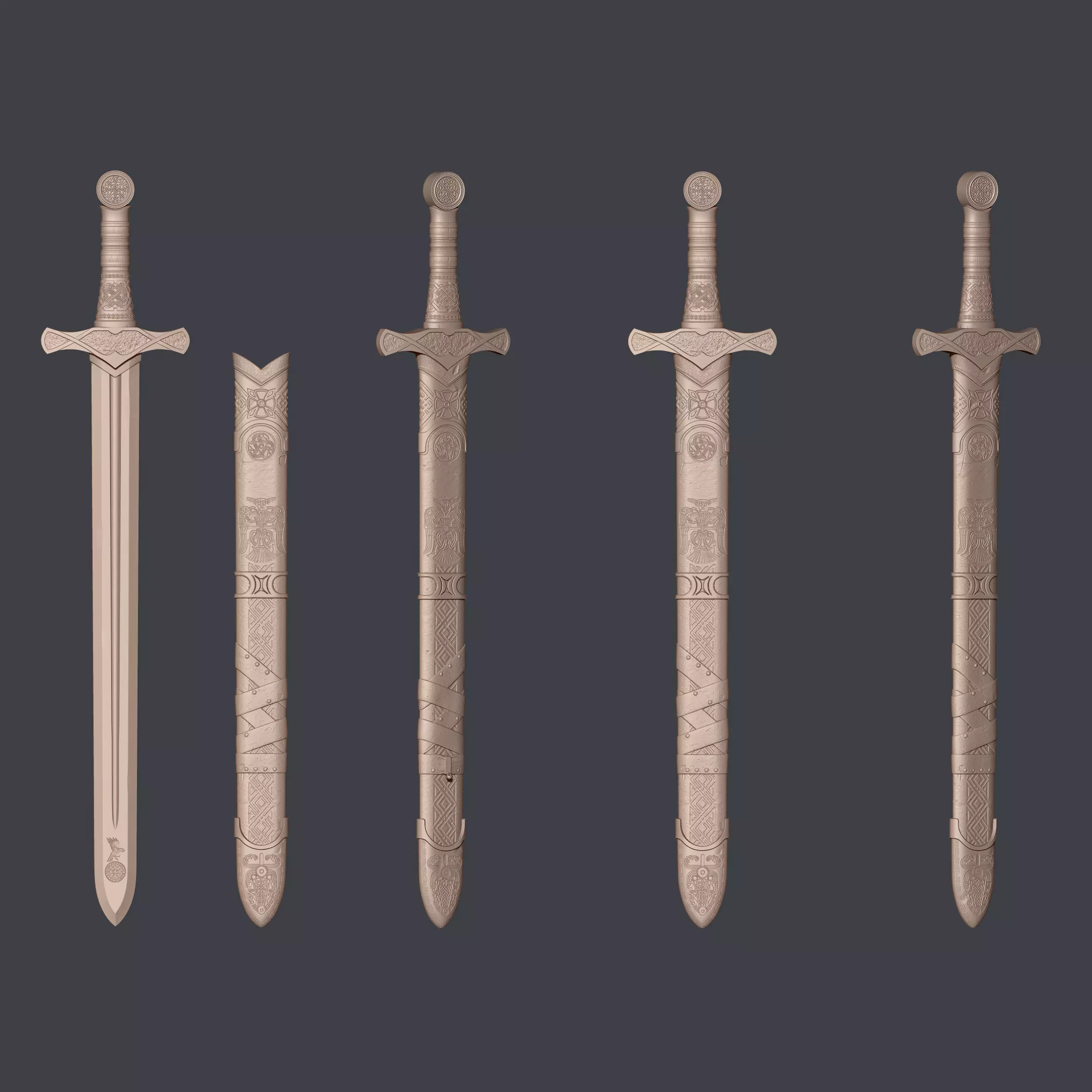 Viking Sword 3D print model_0
