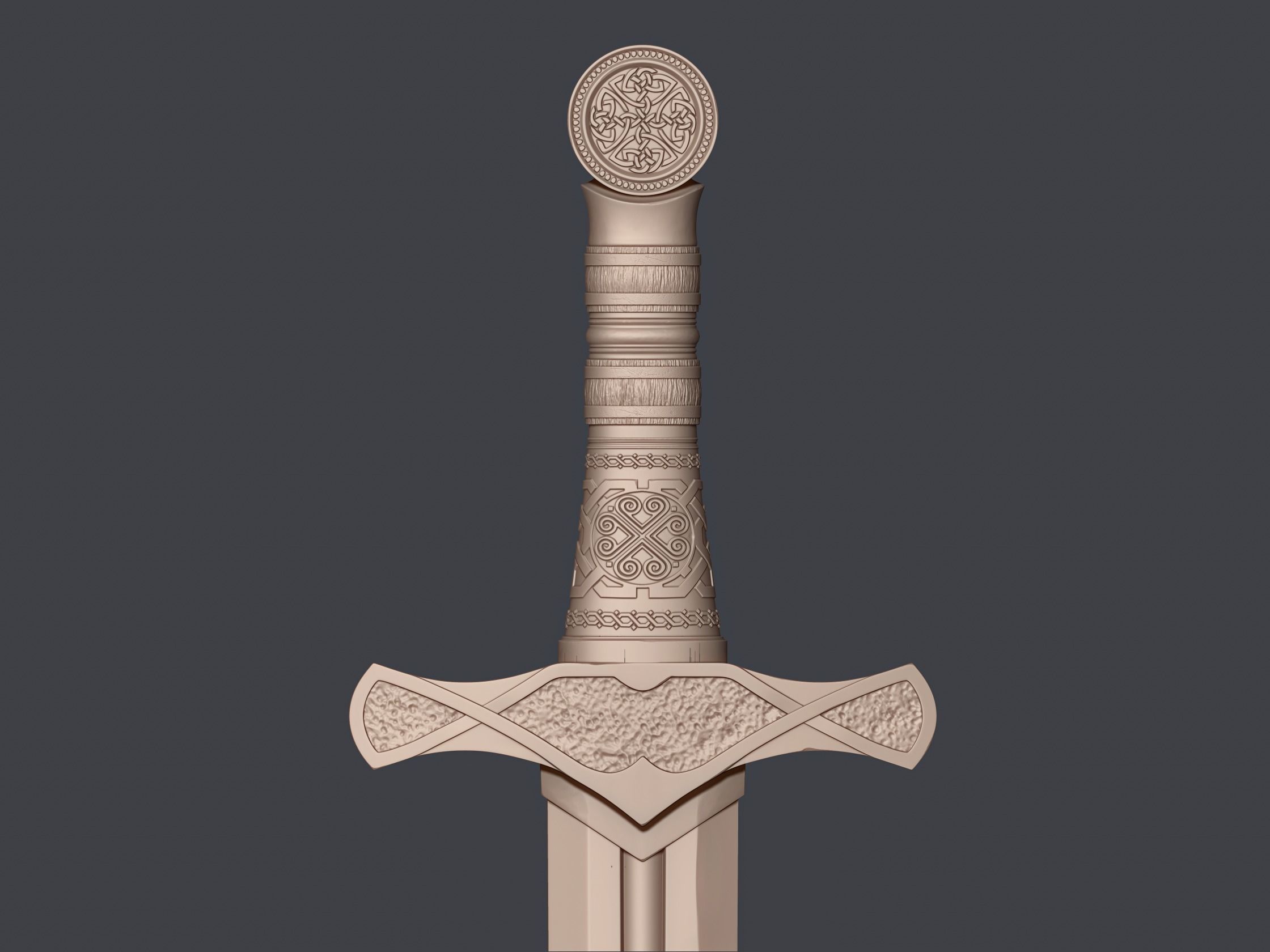 Viking Sword 3D print model_4