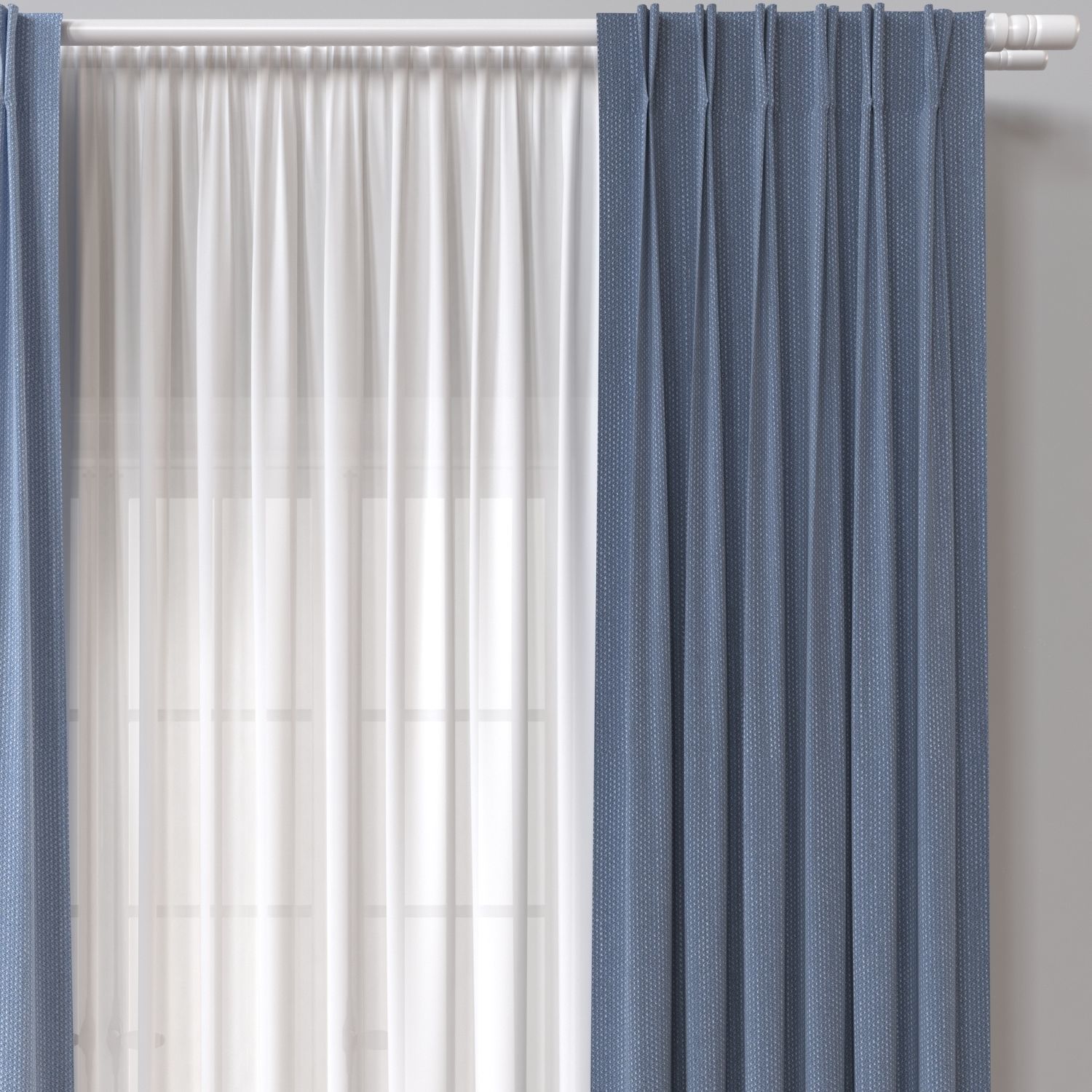 Curtain 3 3D model_2