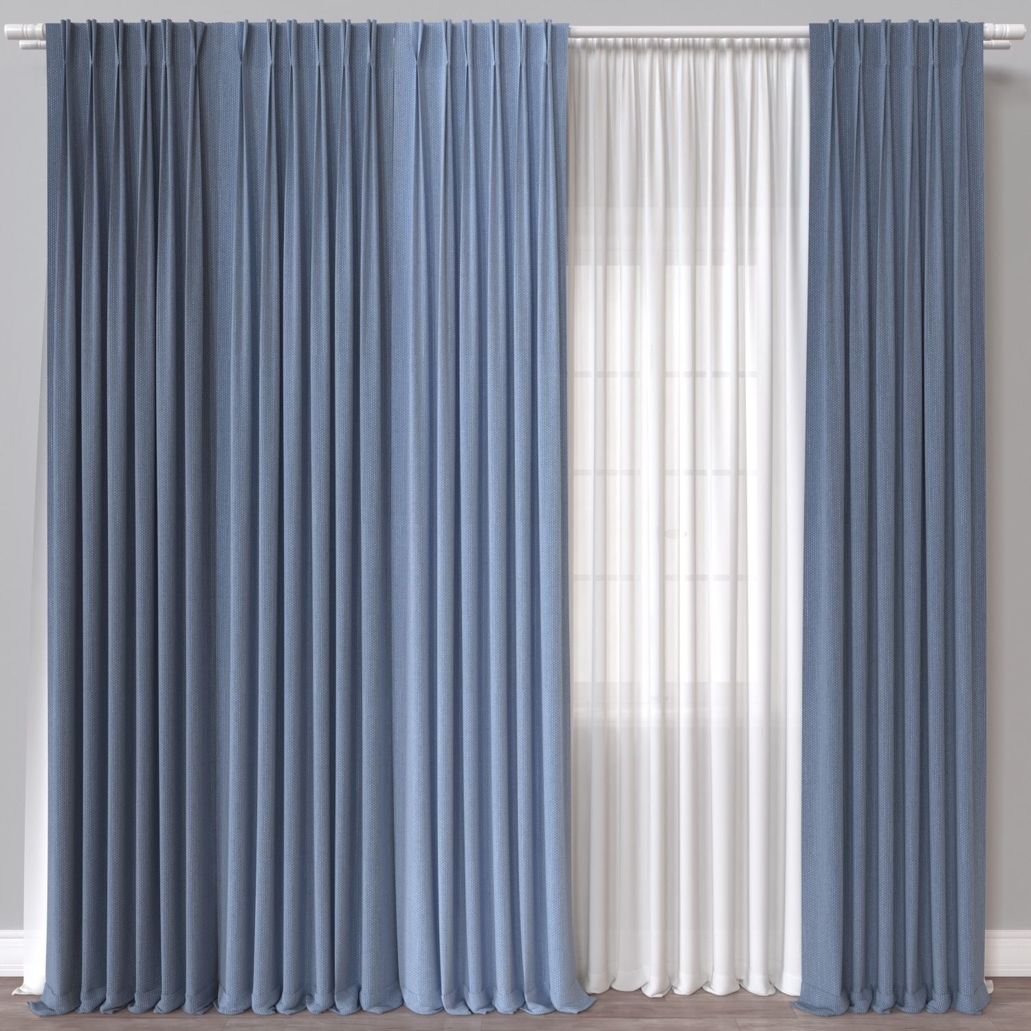 Curtain 3 3D model_4