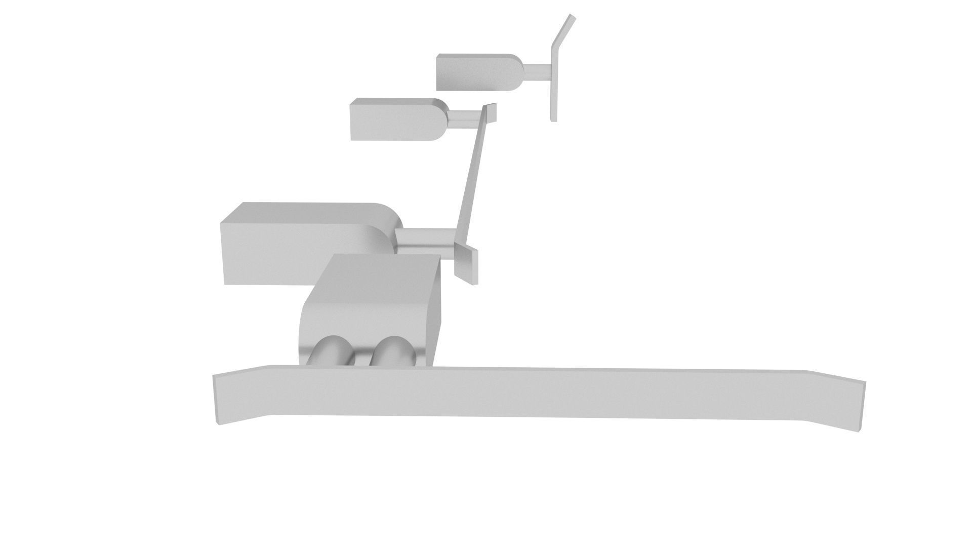 Towel Holders Set 3D model_12