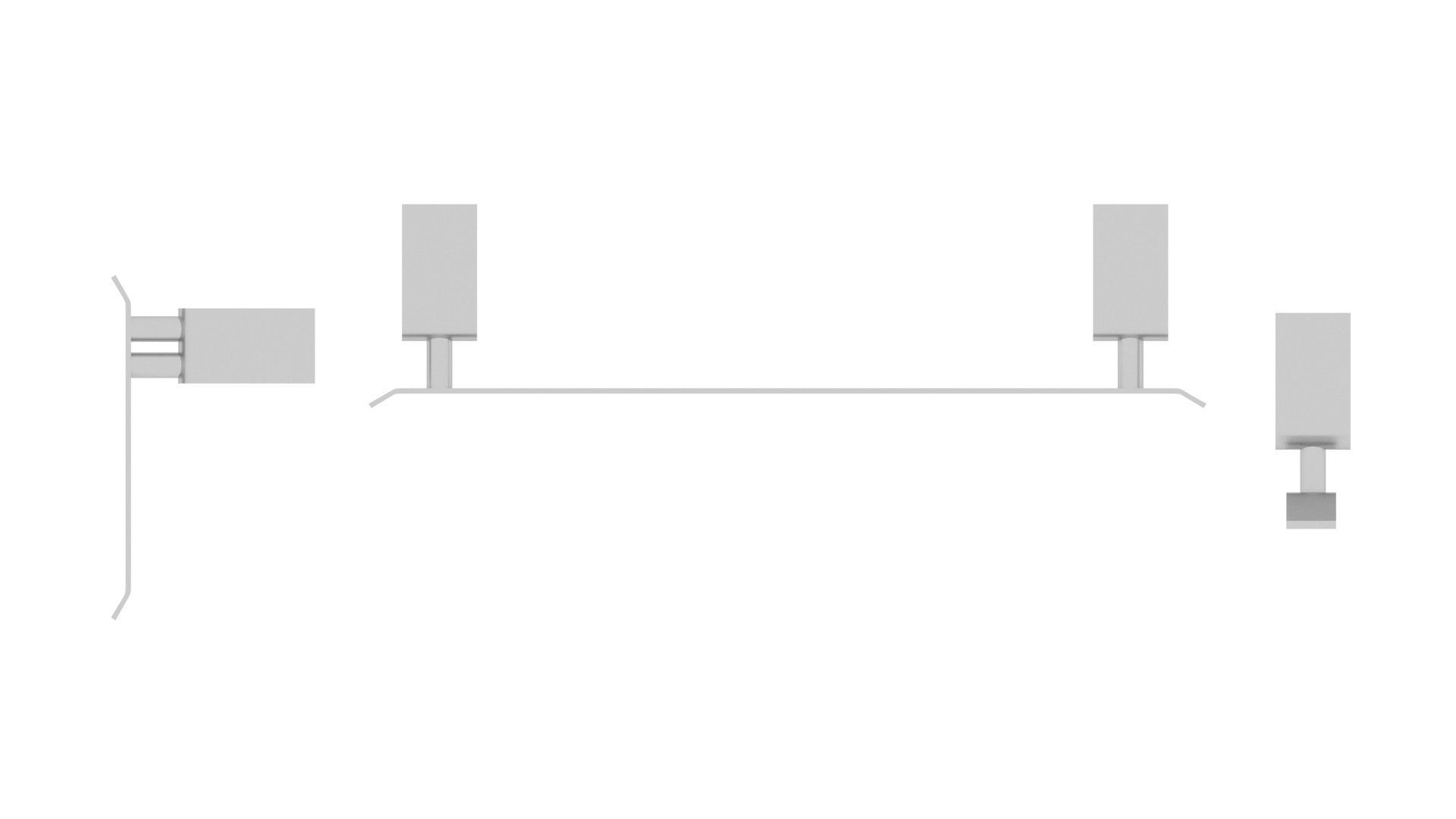 Towel Holders Set 3D model_14