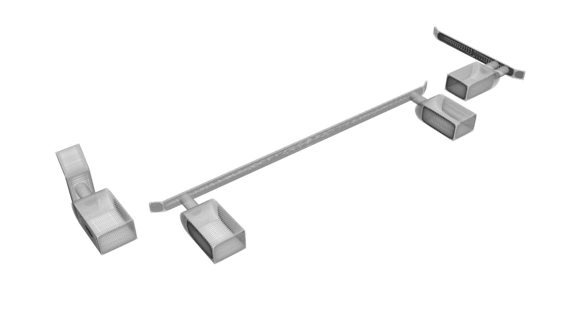 Towel Holders Set 3D model_17