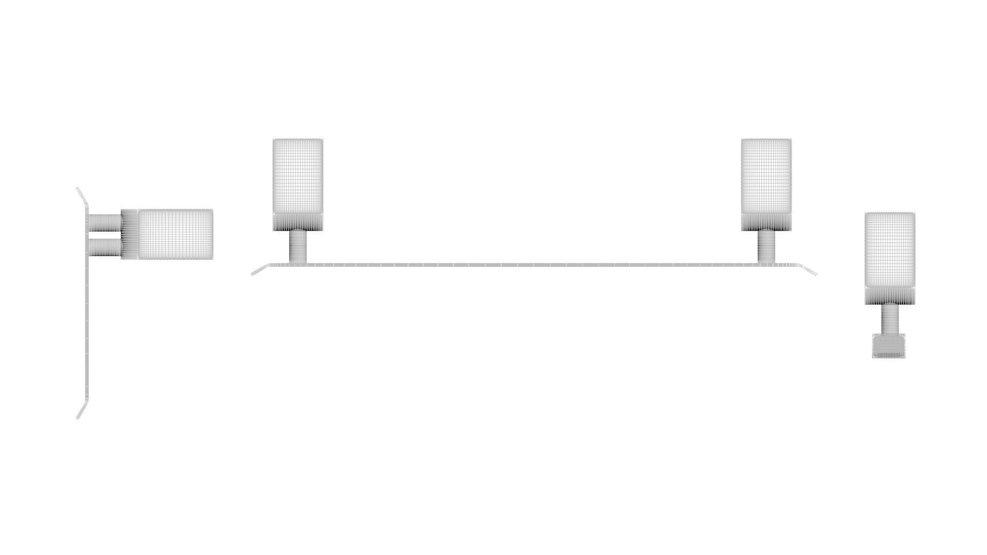 Towel Holders Set 3D model_20