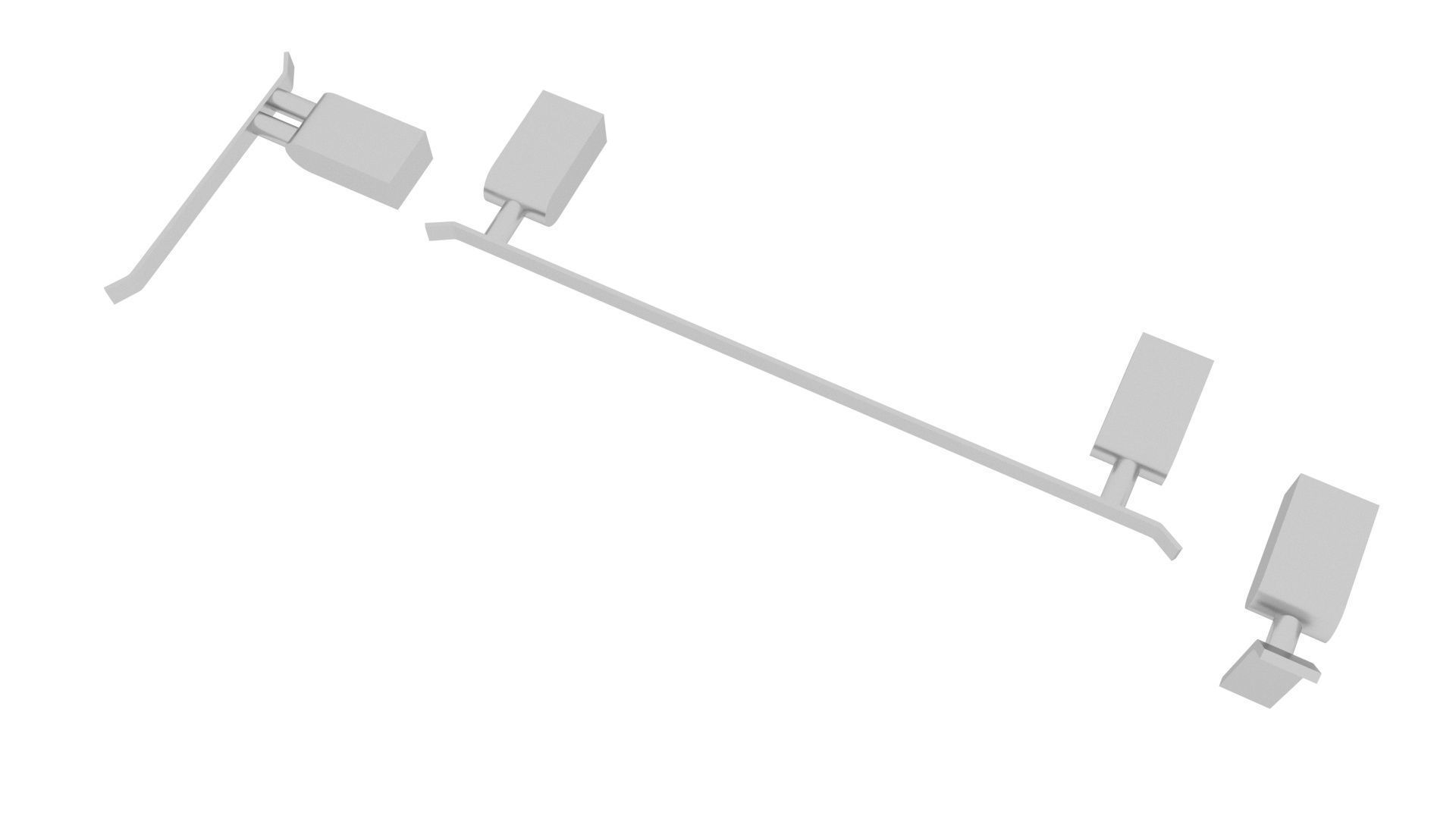 Towel Holders Set 3D model_8