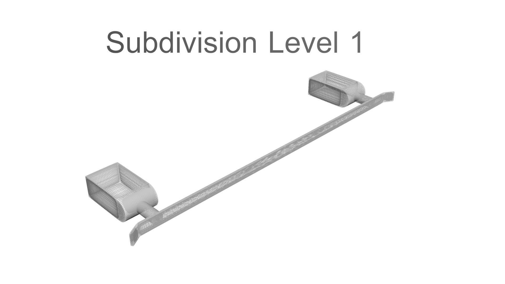 Towel Holders Set 3D model_23