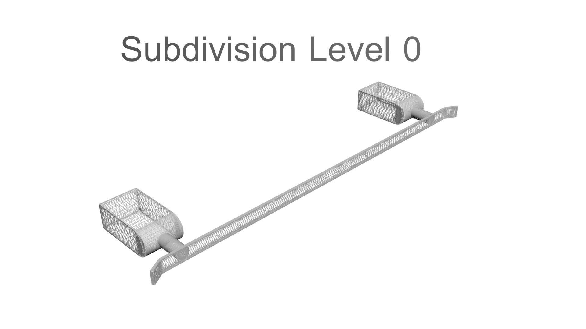 Towel Holders Set 3D model_24