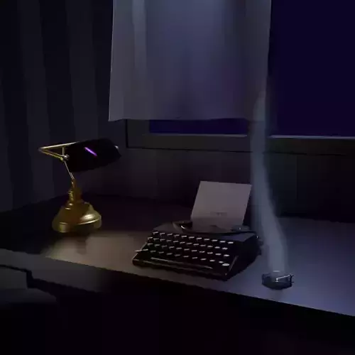 Retro writers office