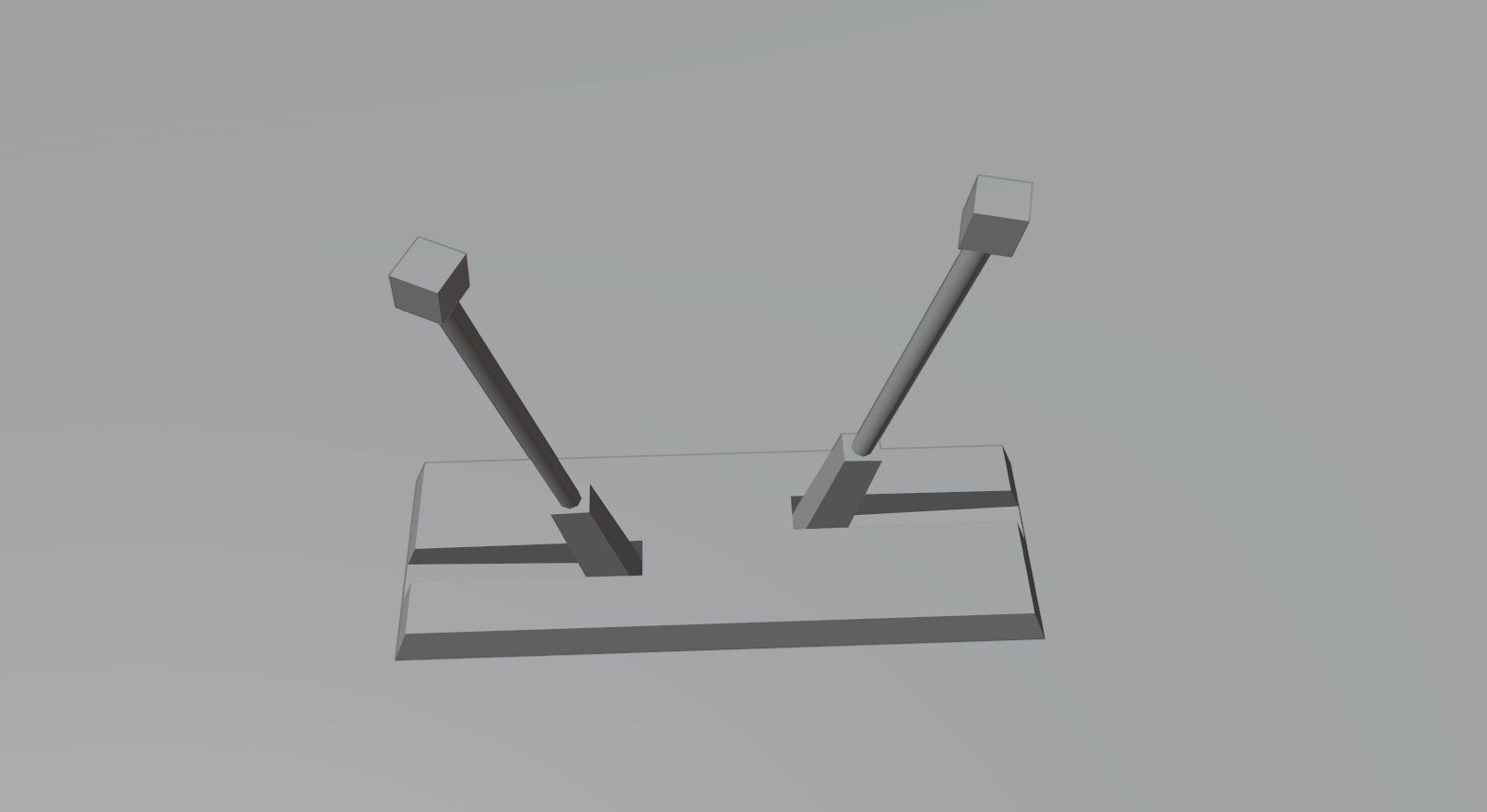 Old soviet tv antenna Orbita-1  Low-poly 3D model_6