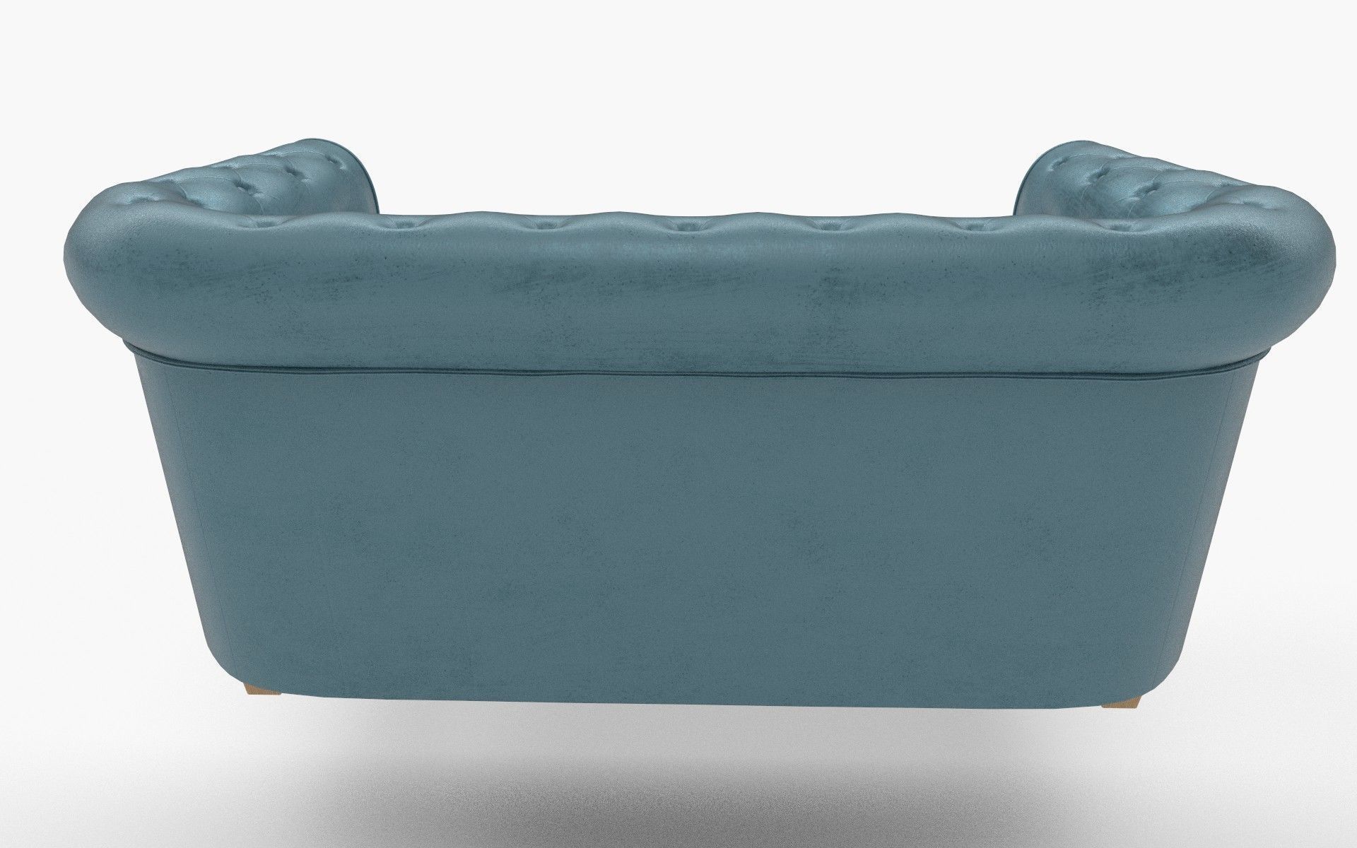 Velvet Sofa Low-poly 3D model_4