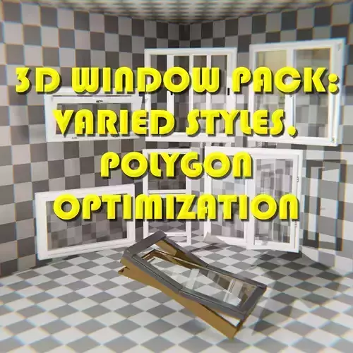 3D Modern Window Pack  Varied Styles