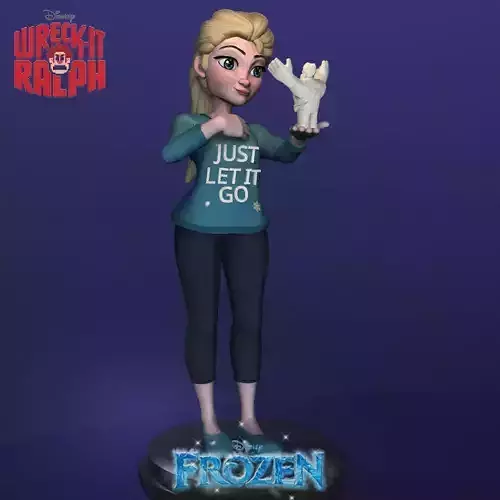 ELSA WRECK-IT RALPH 3D print model