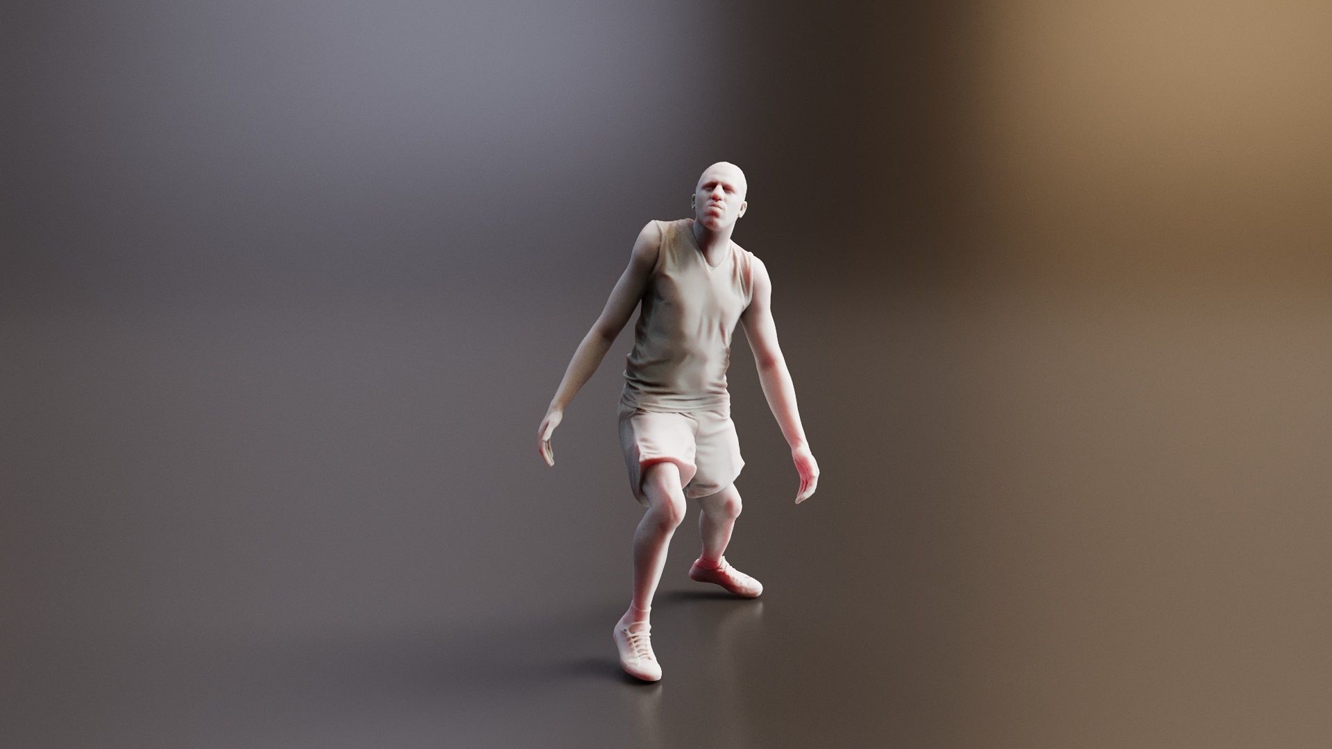 Realistic 3D Mens Basketball Team Blender Compatible 3D model_8