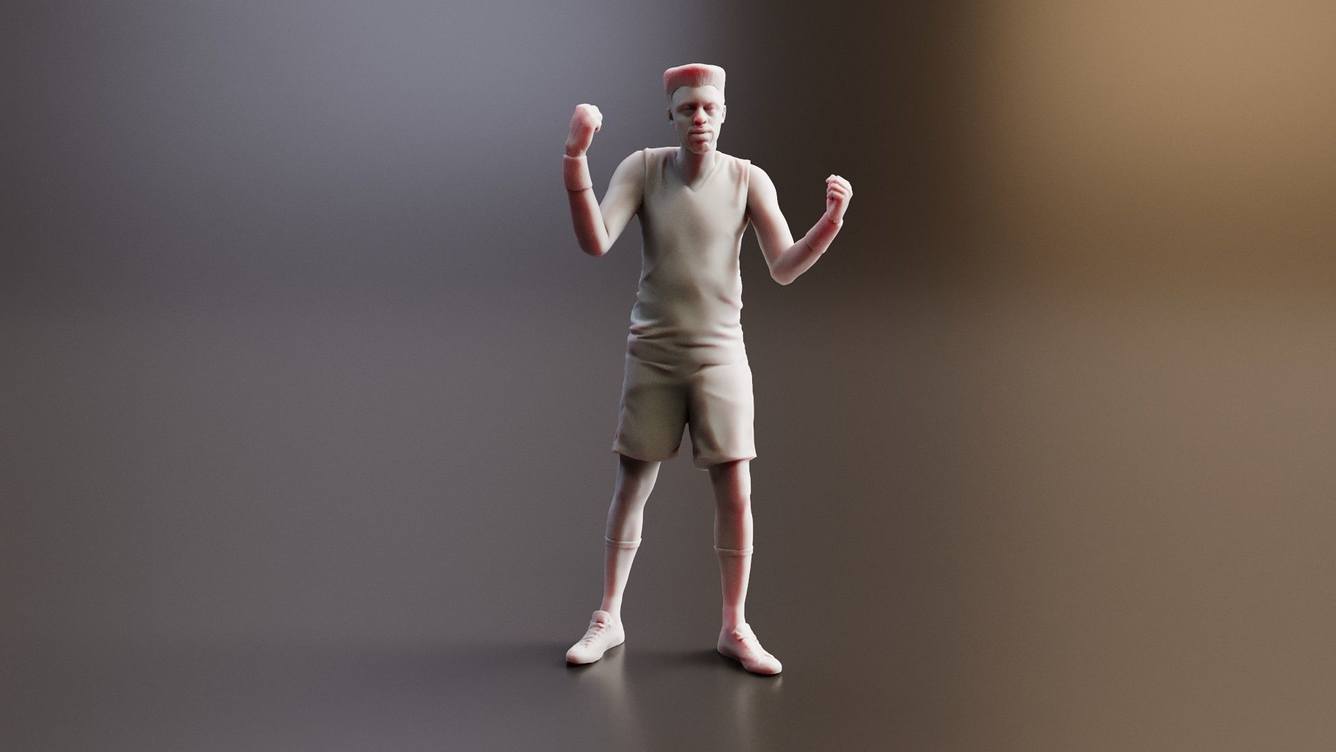 Realistic 3D Mens Basketball Team Blender Compatible 3D model_3