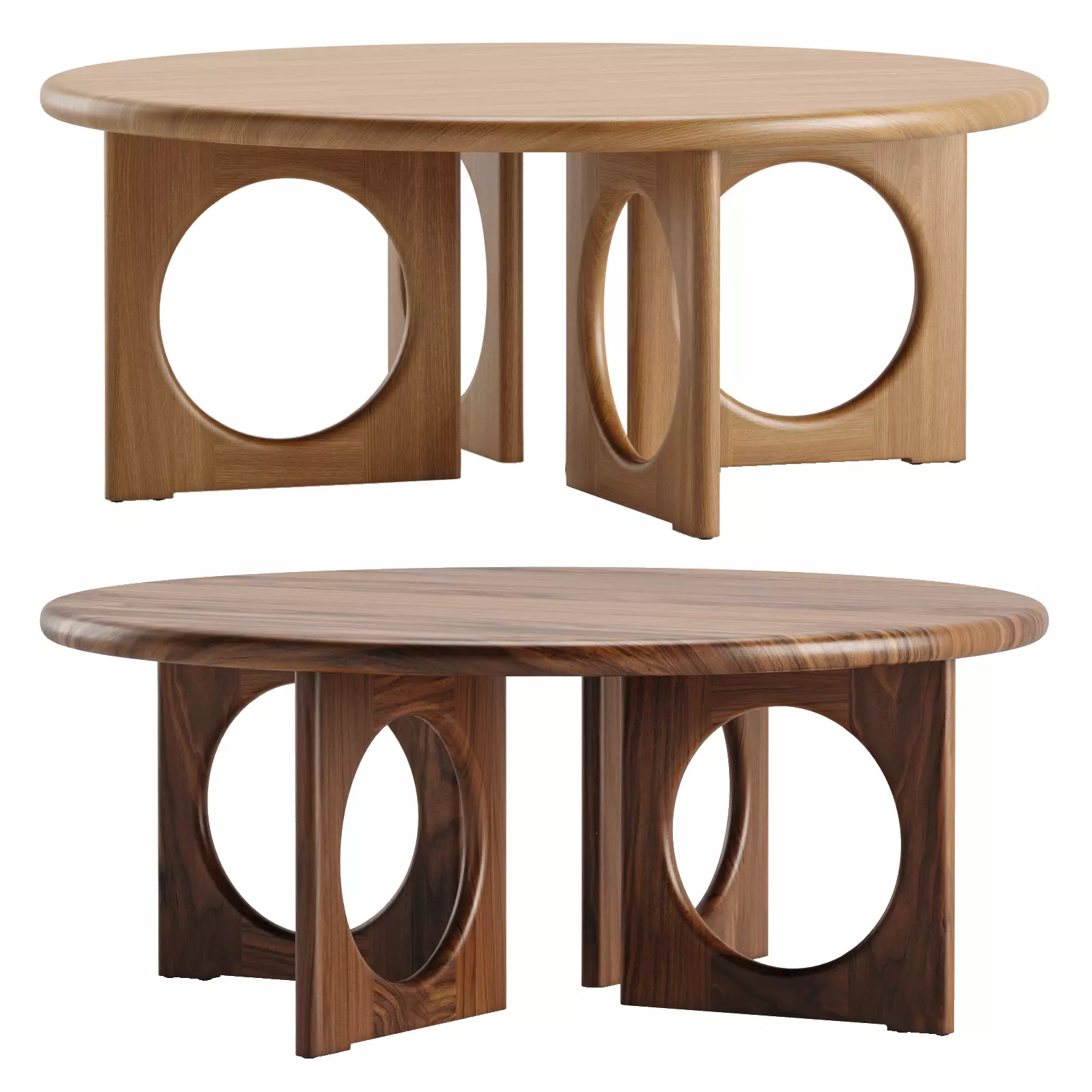 Porthole Low Table - 1stdibs 3D model