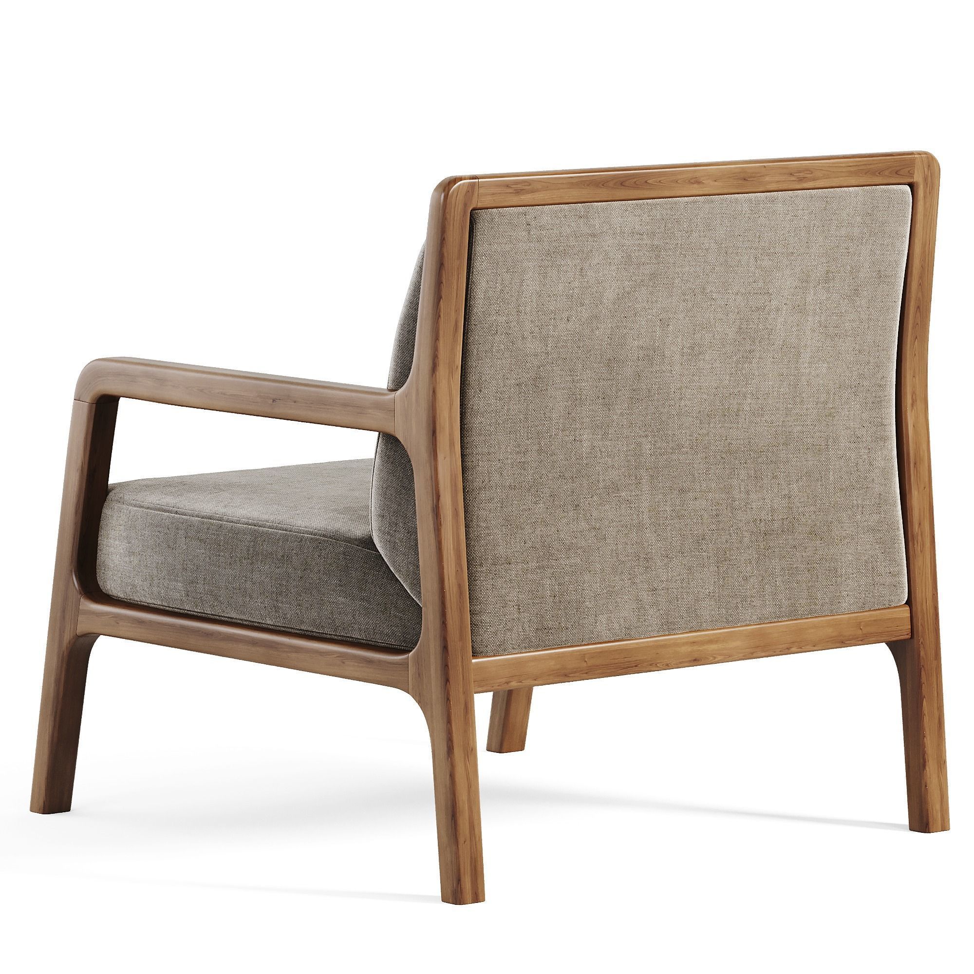 ORGA armchair Low-poly 3D model_3