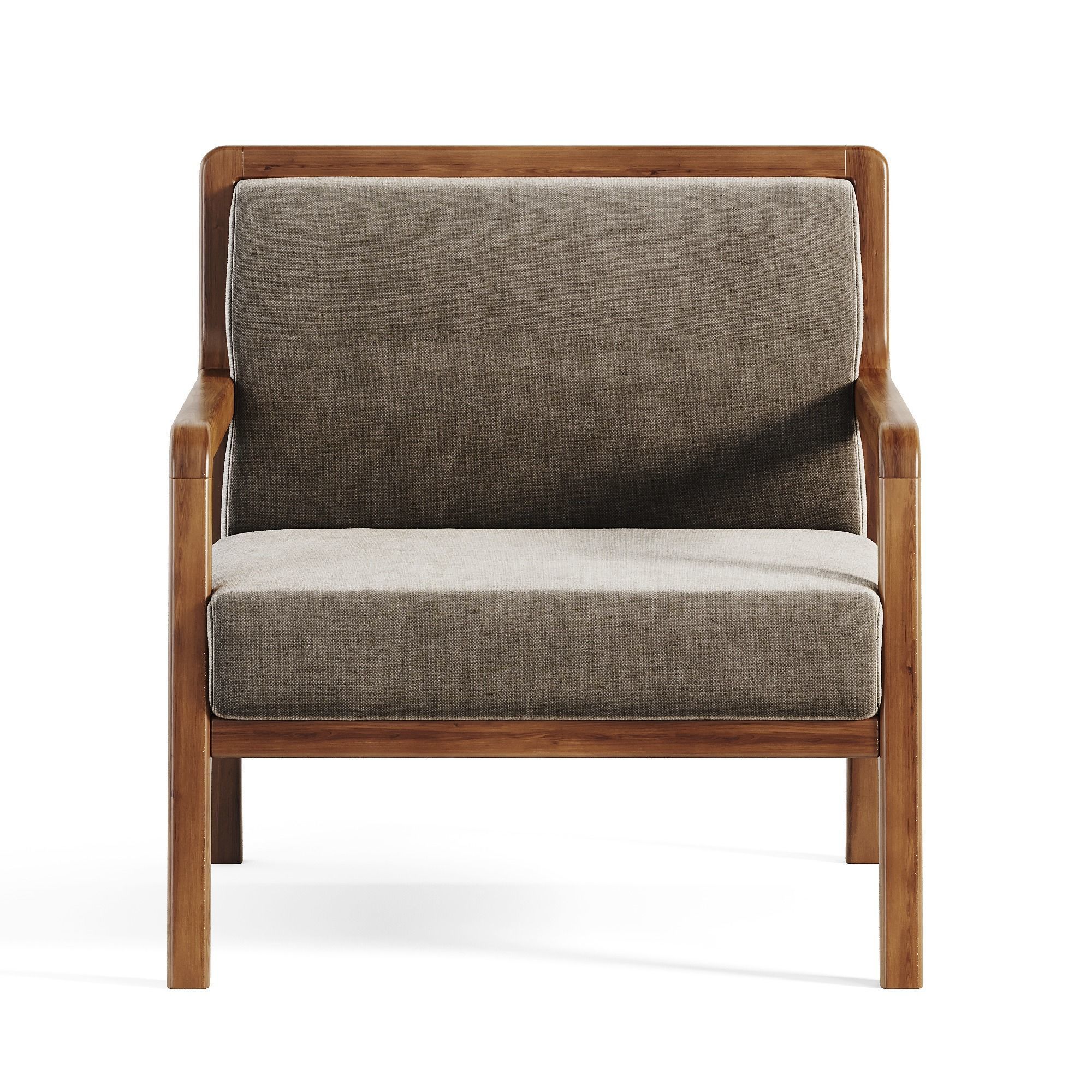 ORGA armchair Low-poly 3D model_2