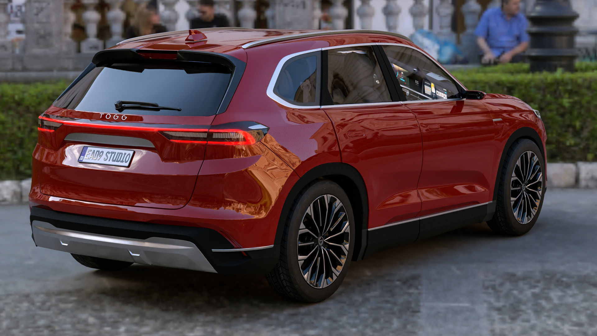 TOGG T10X 2025 update version 3D model_4