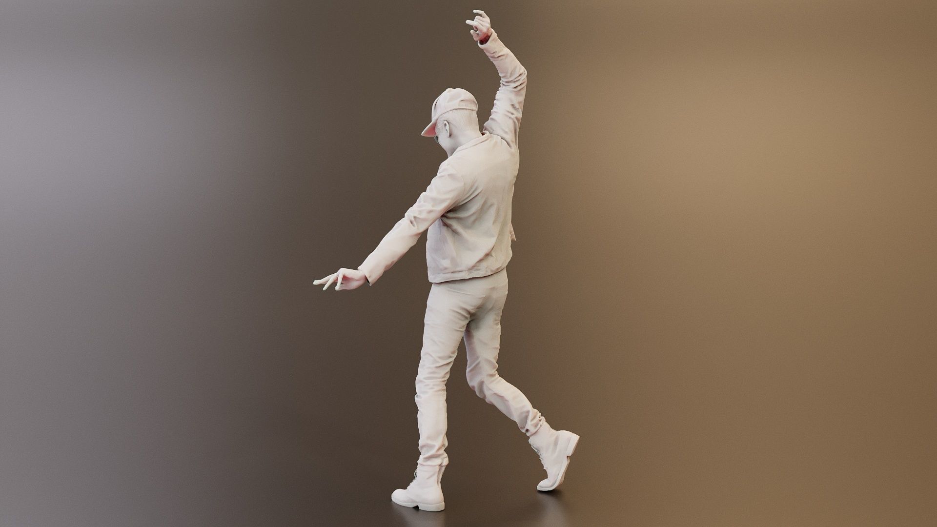 Ultra Realistic Young Man 3D Scan for AR VR Animation and Games 3D model_3