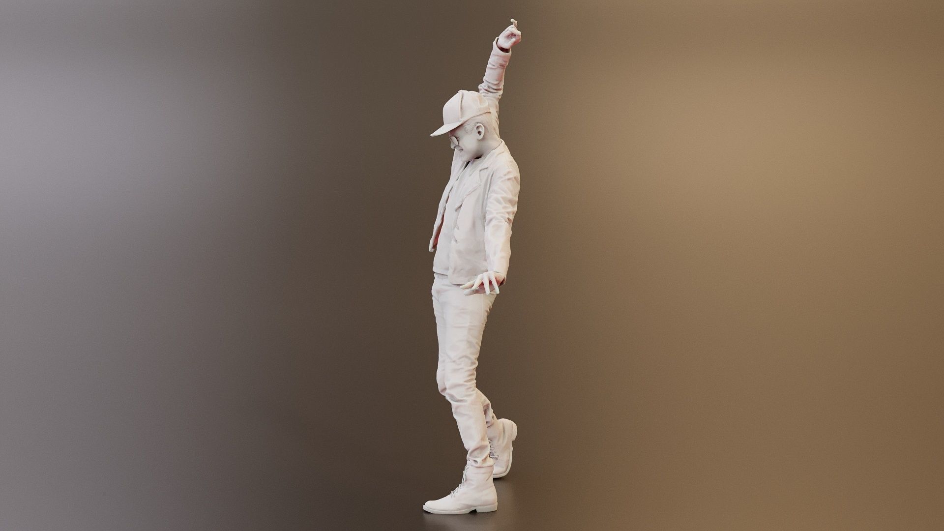 Ultra Realistic Young Man 3D Scan for AR VR Animation and Games 3D model_2