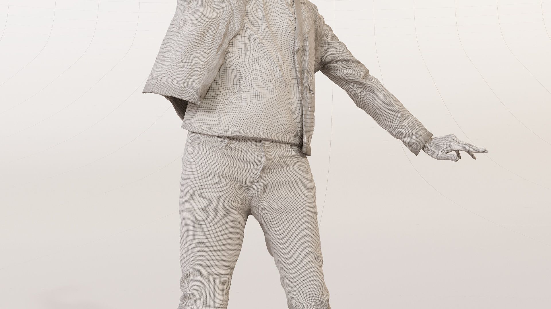 Ultra Realistic Young Man 3D Scan for AR VR Animation and Games 3D model_8