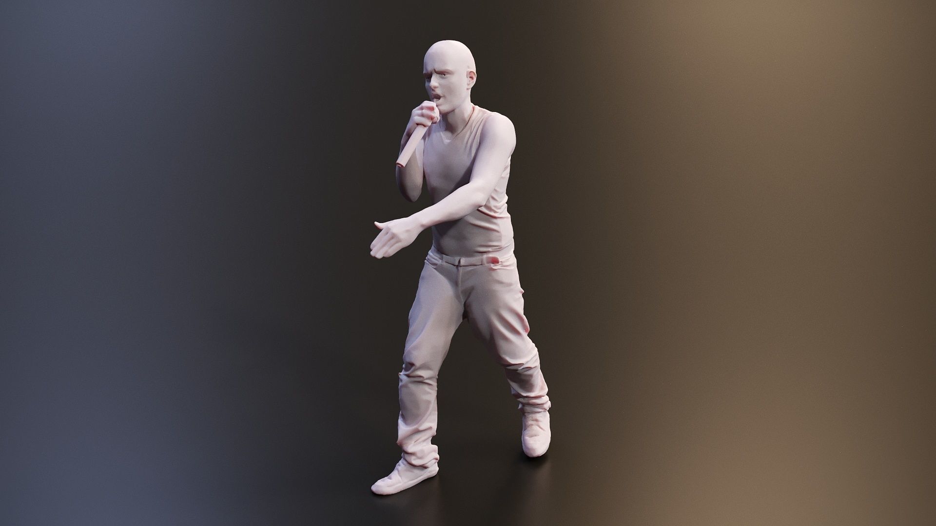 Realistic 3D Scan Hip Hop Mens Rappers 10 Models and Poses 3D model_9