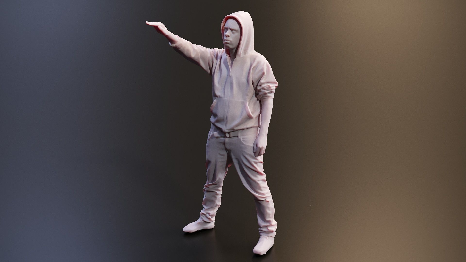 Realistic 3D Scan Hip Hop Mens Rappers 10 Models and Poses 3D model_6
