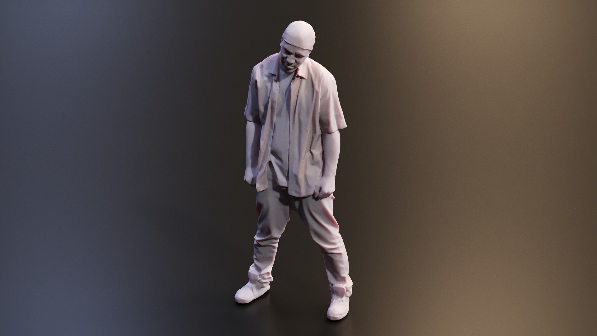 Realistic 3D Scan Hip Hop Mens Rappers 10 Models and Poses 3D model_12