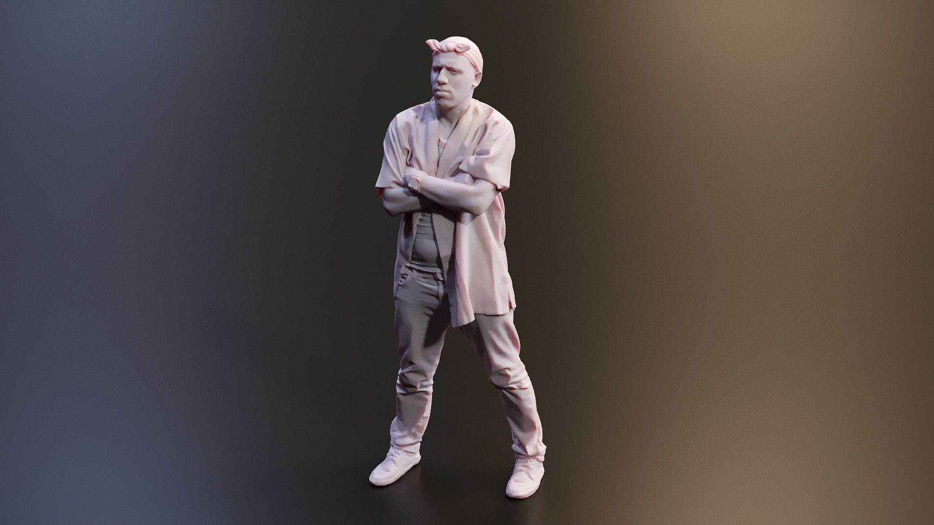 Realistic 3D Scan Hip Hop Mens Rappers 10 Models and Poses 3D model_11