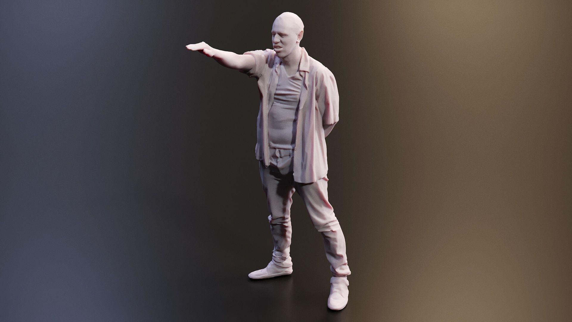 Realistic 3D Scan Hip Hop Mens Rappers 10 Models and Poses 3D model_13